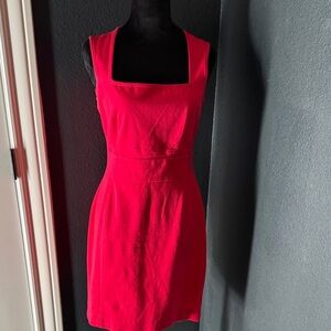Banana Republic Elegant Red Sleeveless Dress